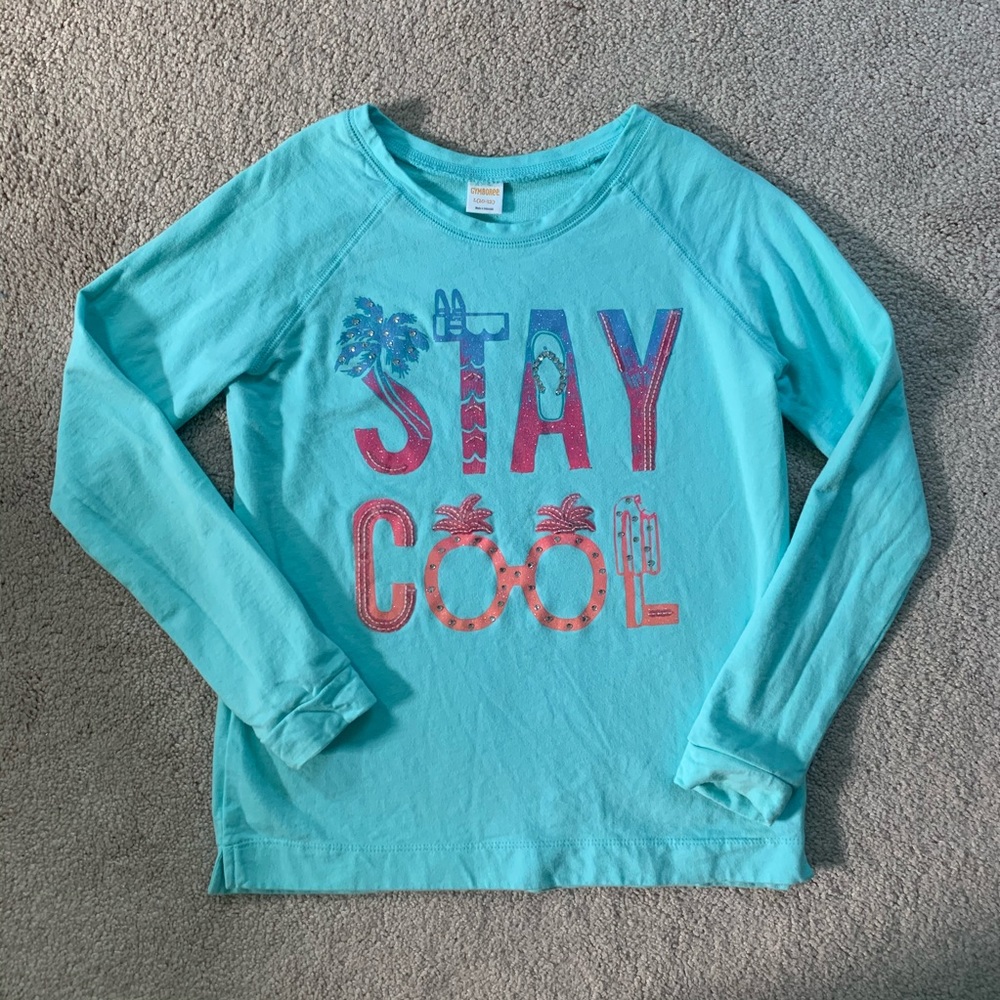 Gymboree French terry pullover size L